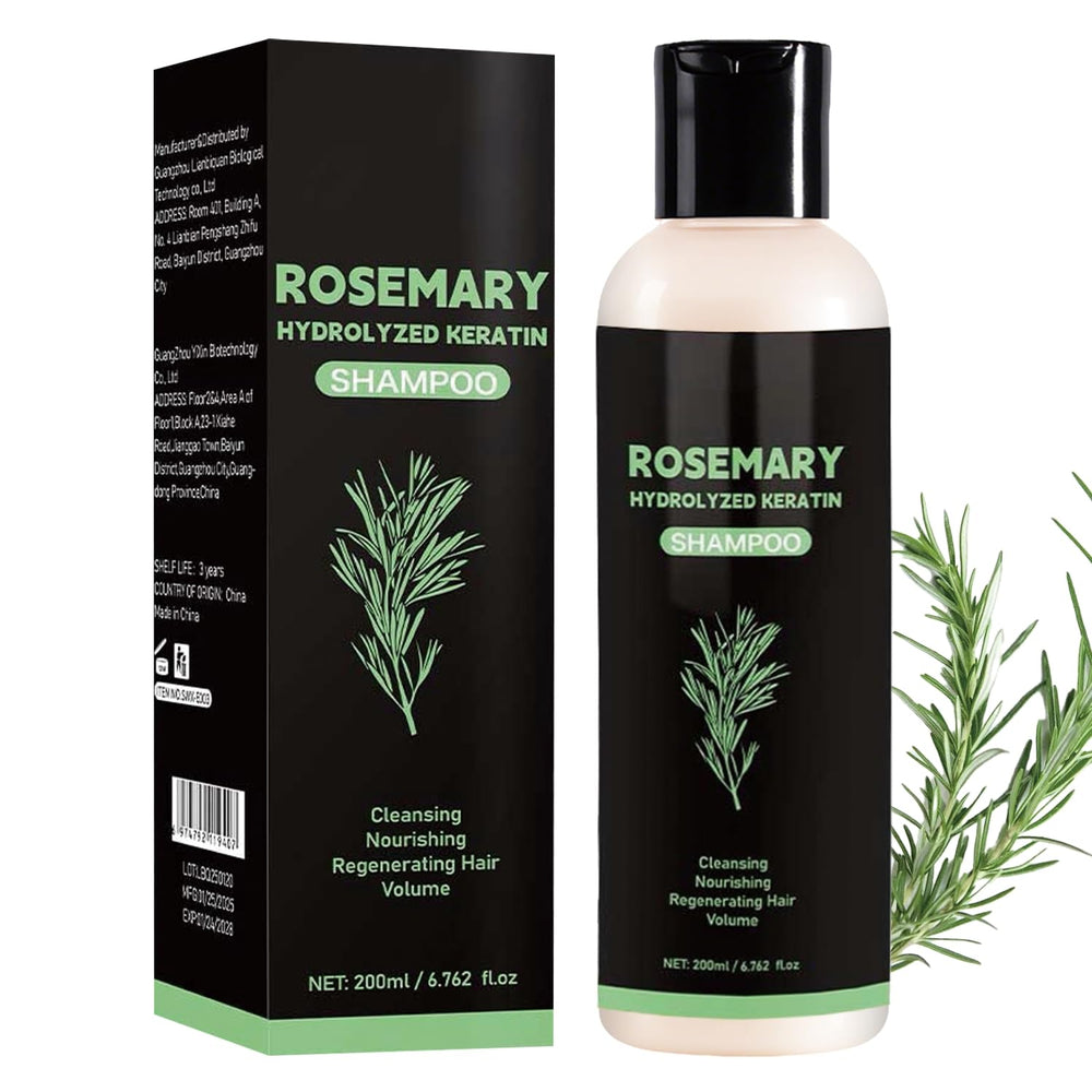DreamCatching Rosemary Shampoo - botella, cabello más fuerte y brillante