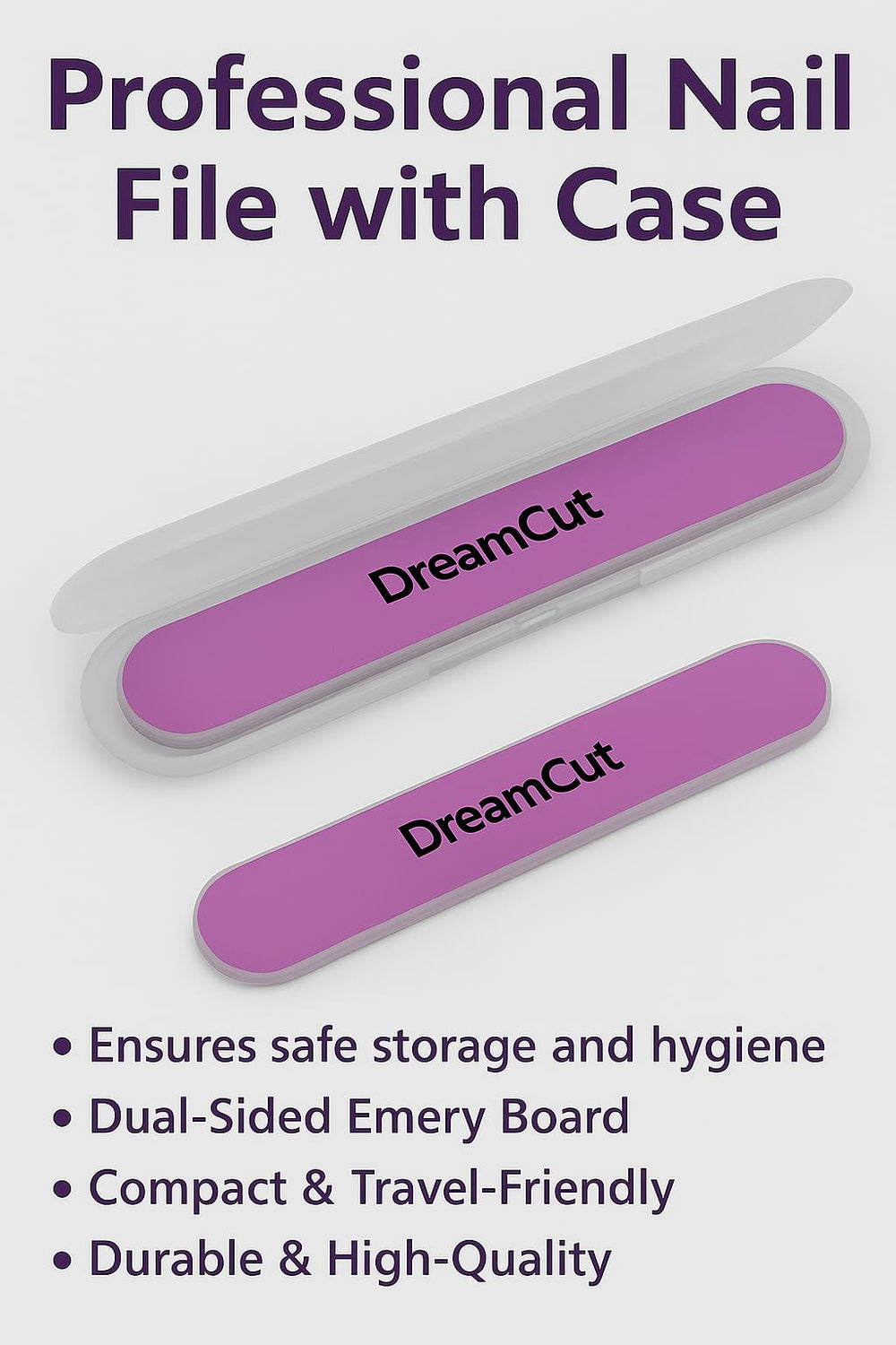 DreamCut case ensures safe storage and hygienic nail care.