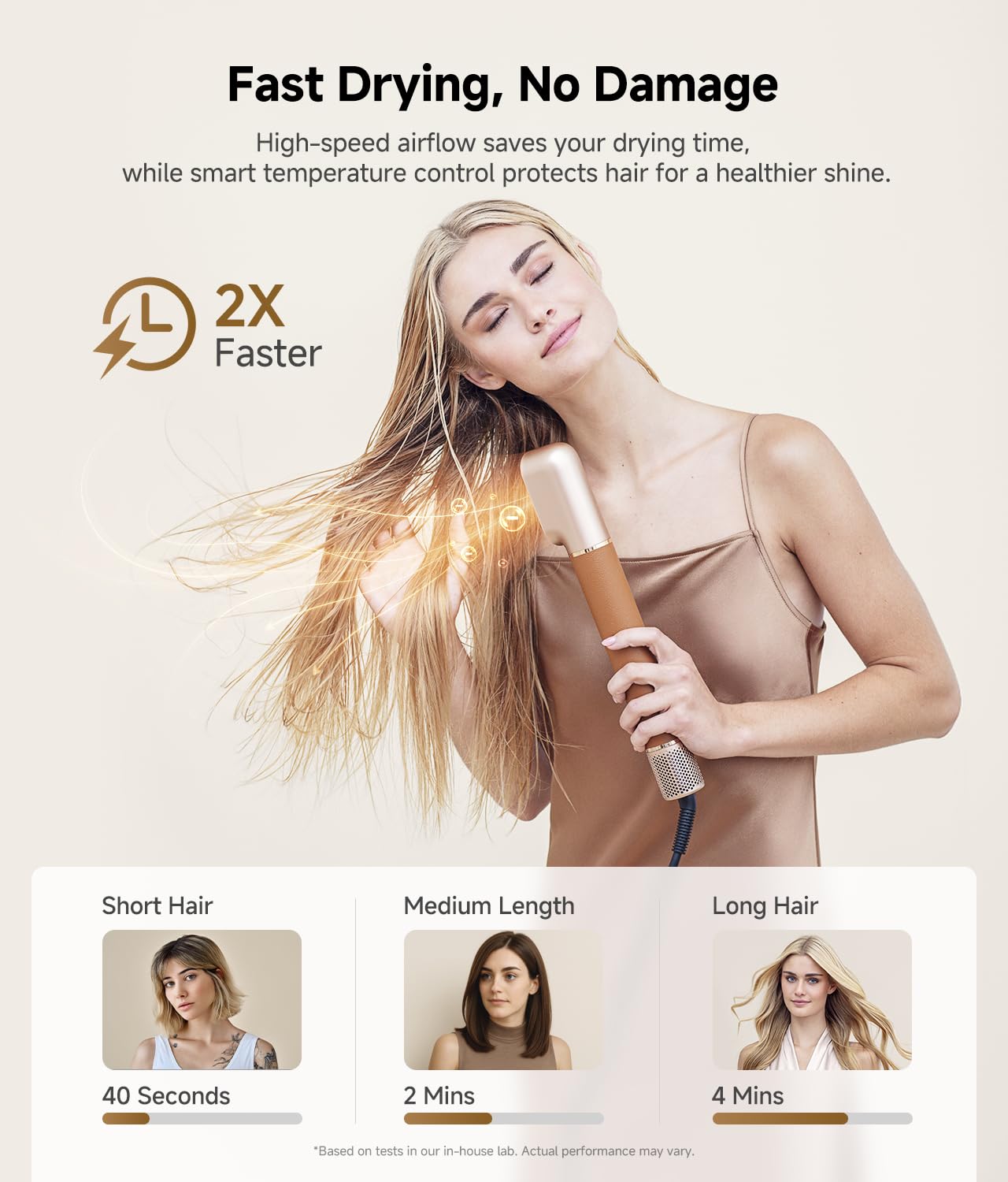 DREAME AirStyle Pro cool shot feature helps lock in moisture and shine.