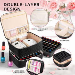 DreamGenius lower layer stores forty-two bottles securely in one compact space.