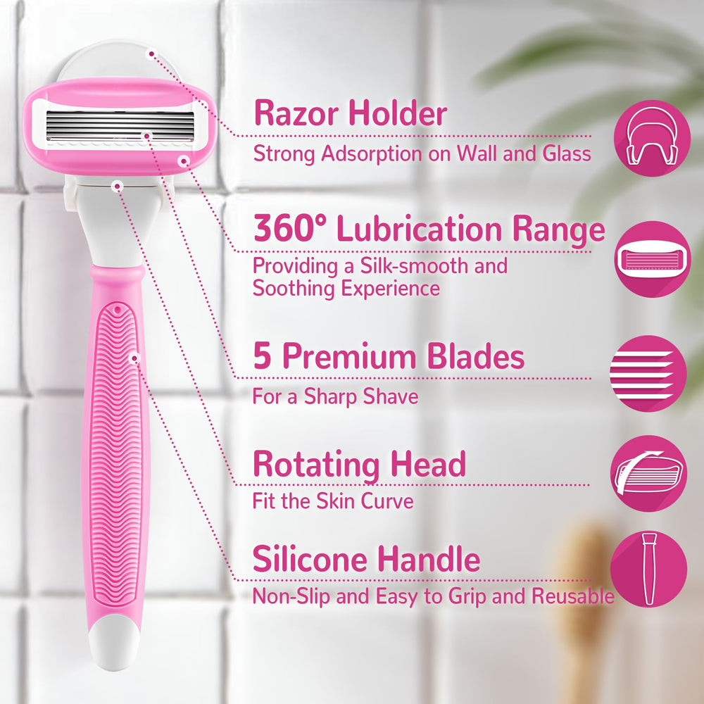 DreamGenius easy-head replacement for quick, secure blade changes.