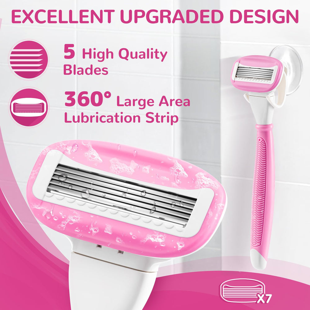 DreamGenius shower holder keeps the razor ready and organized on any bathroom surface.