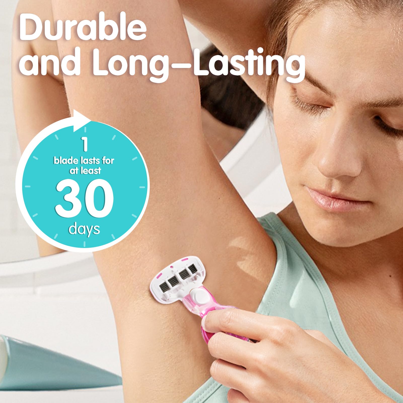 DreamGenius 360-degree lubrication reduces friction for smooth skin-friendly shaving.