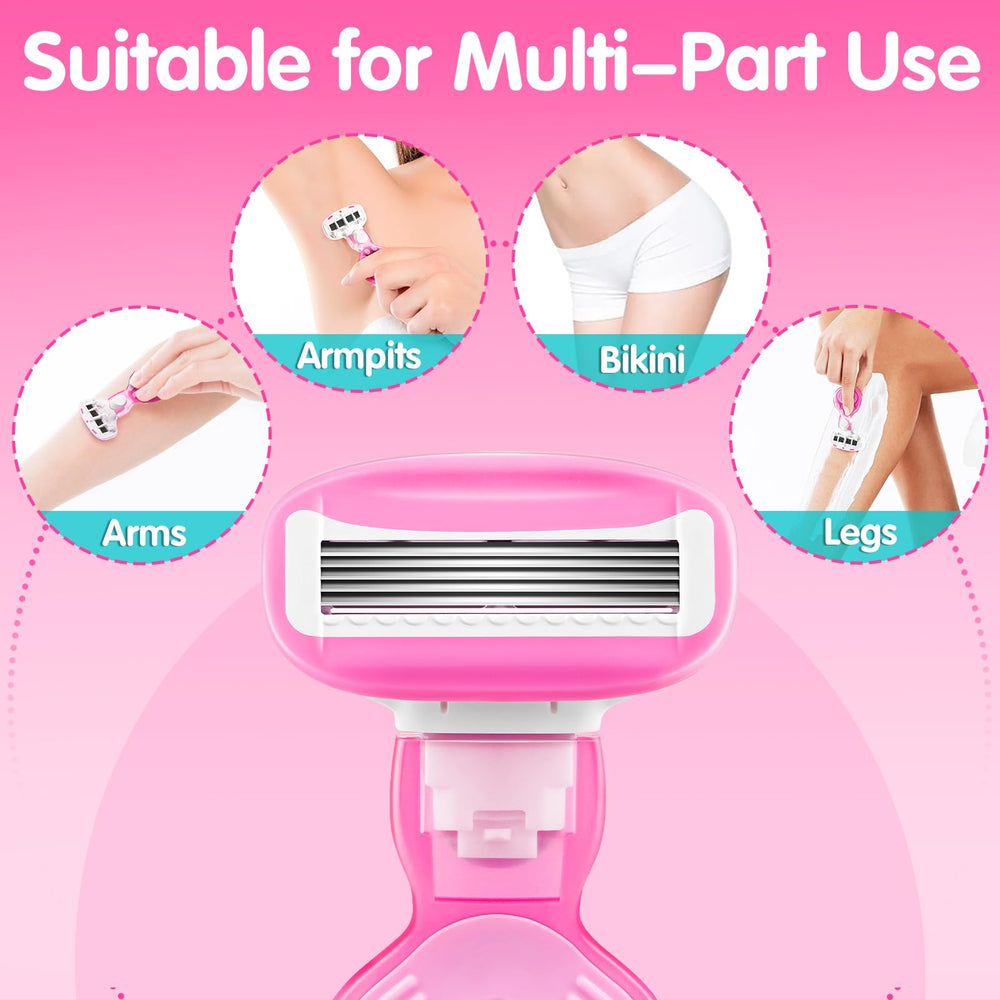 DreamGenius pivot-head 60-degree swivel hugs body contours for comfortable shaving.