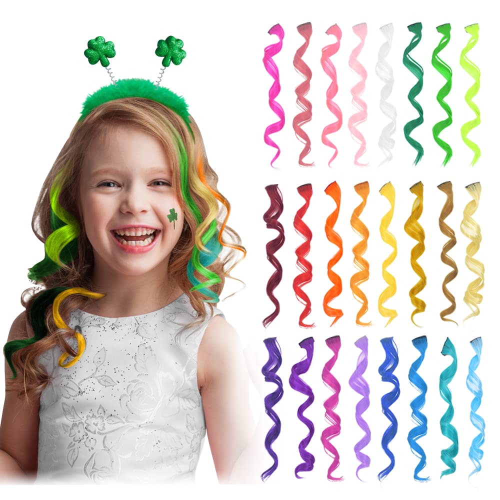 Dreamlover colored hair extensions with clip-in design deliver quick, playful volume for kids.