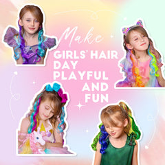 Dreamlover soft-silky synthetic fibers provide comfortable wear for kids' hairstyles.