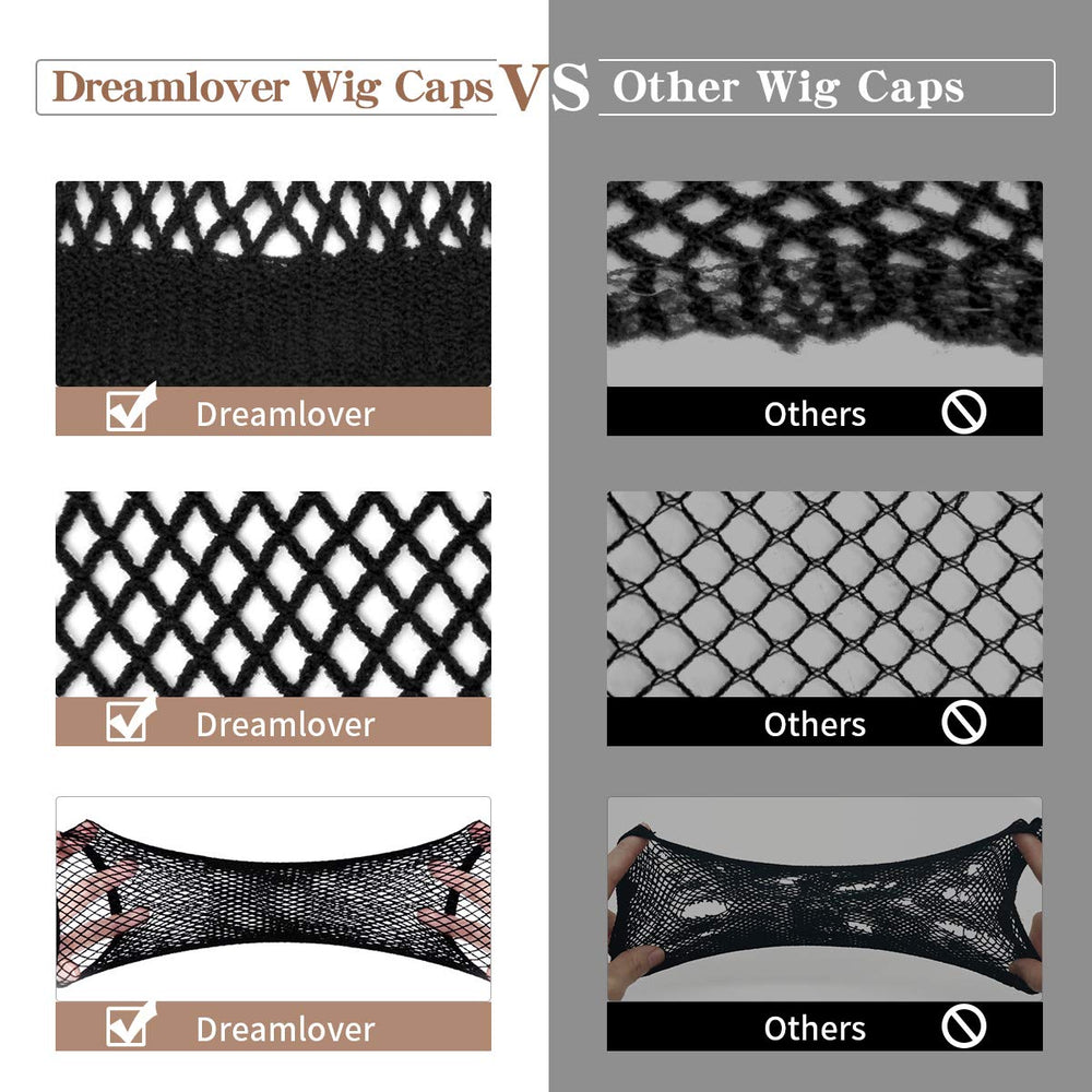 Dreamlover cap allows easy wear without braiding hair.