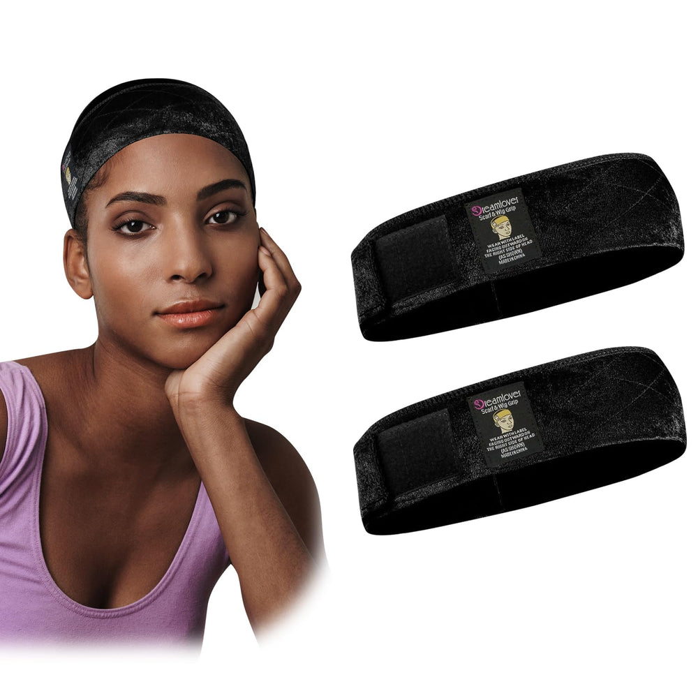 Dreamlover wig grip band adjustable strap secures wig fit