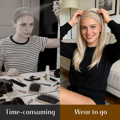 Dreamlover wig grip band adjustable strap enables personalized comfort at the hairline