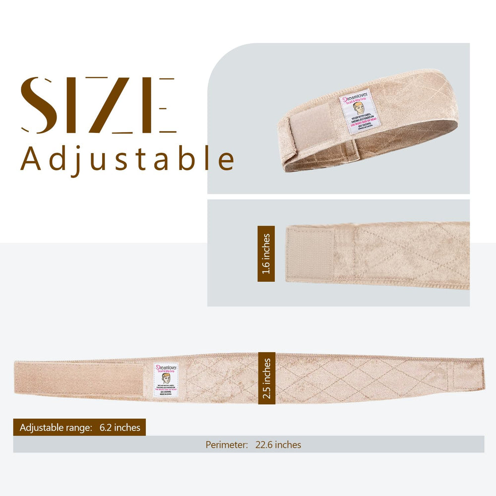 Dreamlover wig grip band nude tone blends discreetly for a natural look