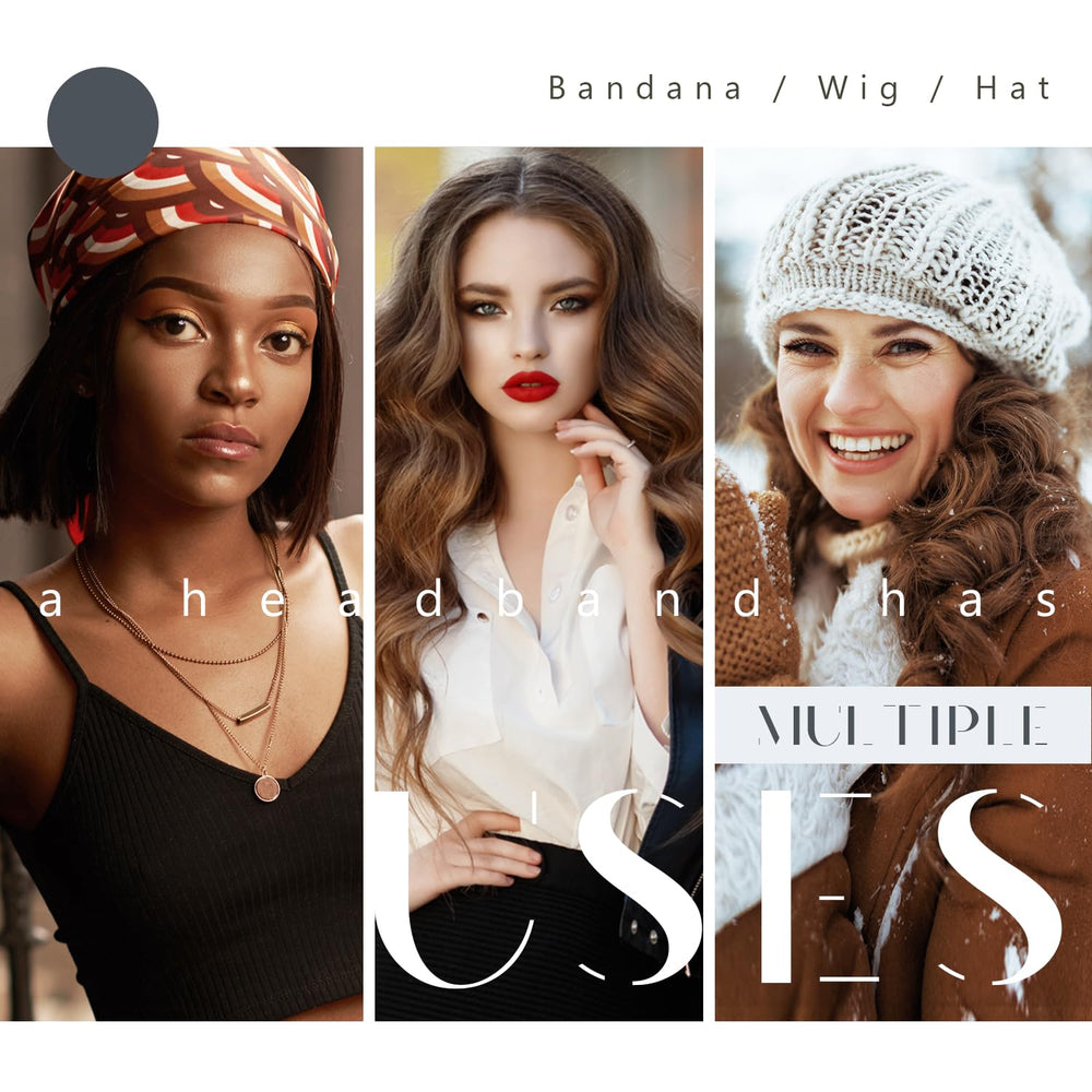 Dreamlover wig grip band reinforced friction to minimize slipping during movement