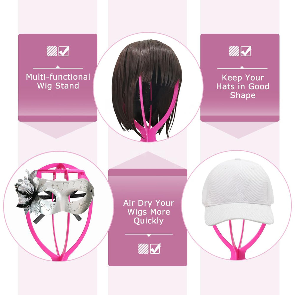 Dreamlover wig head stand portable for compact storage and on-the-go use.