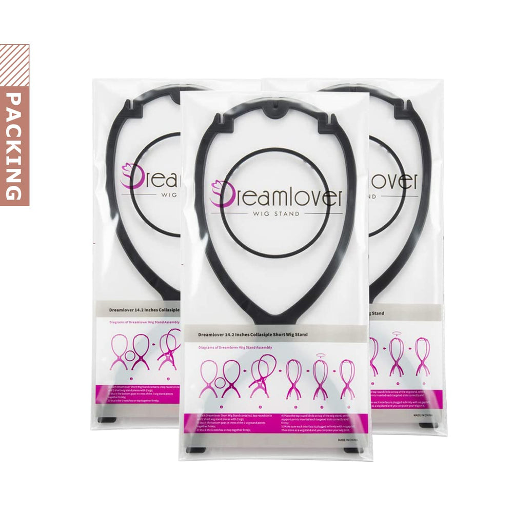Dreamlover portable stand fits compact suitcases when traveling.