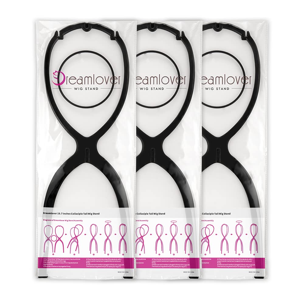 Dreamlover wig stand highlights thick plastic for lasting durability