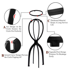 Dreamlover tall wig stand with upgraded joints for sturdier daily use