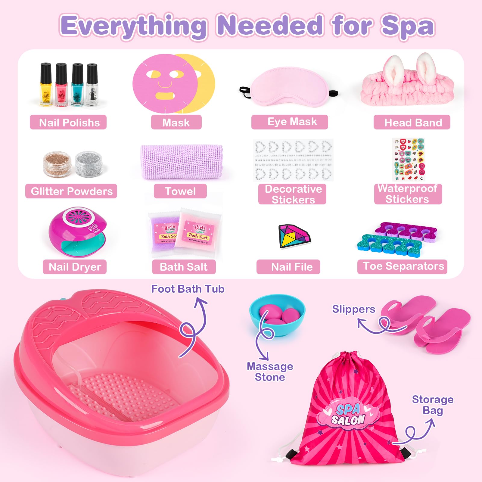 Dreamon Kids Nail Kit polishes for creative, mess-free manicures