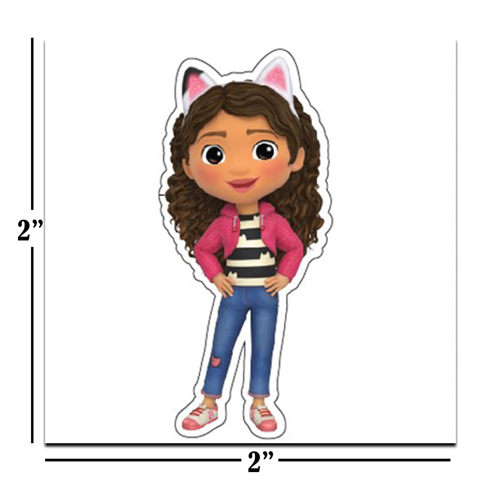 Tatuajes Gabby's Dollhouse, aplicación rápida y retirada fácil.