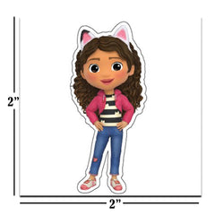 Tatuajes Gabby's Dollhouse, aplicación rápida y retirada fácil.