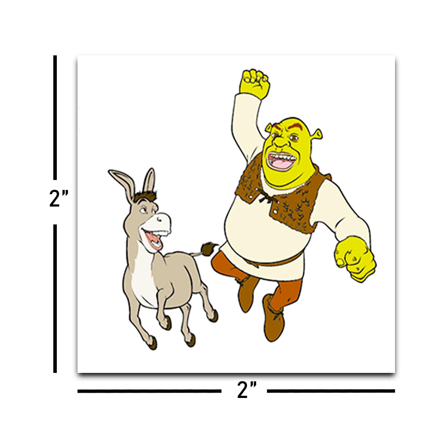 DreamWorks Shrek tattoos featuring favorite characters for fast application at events.