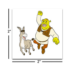 DreamWorks Shrek tattoos featuring favorite characters for fast application at events.