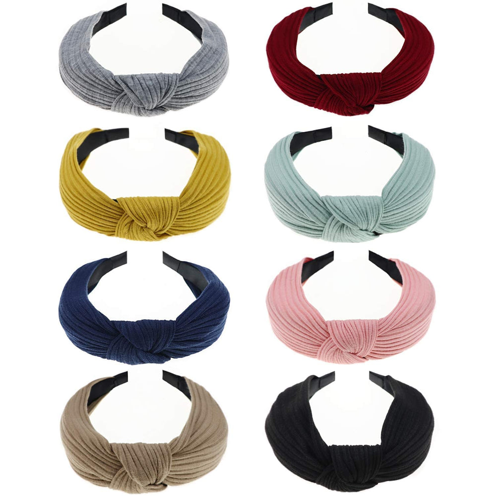 DRESHOW knotted headbands are makeup-free and facial routine friendly