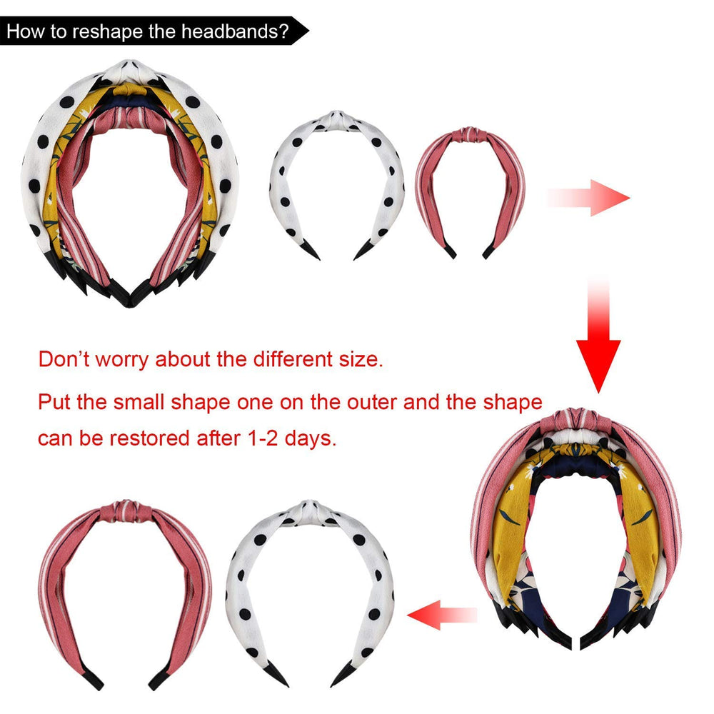 DRESHOW knotted headbands suit yoga and exercise sessions