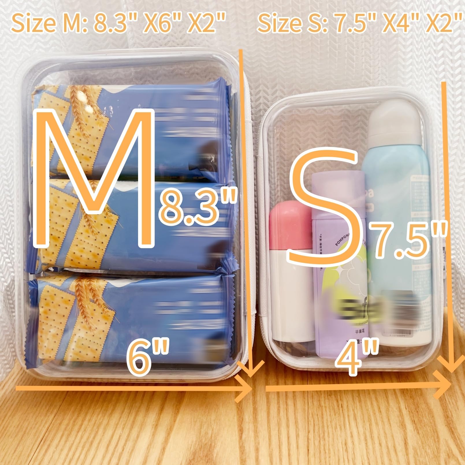 Dressica Clear Hard Shell Case offers durable crush-proof protection for fragile items.