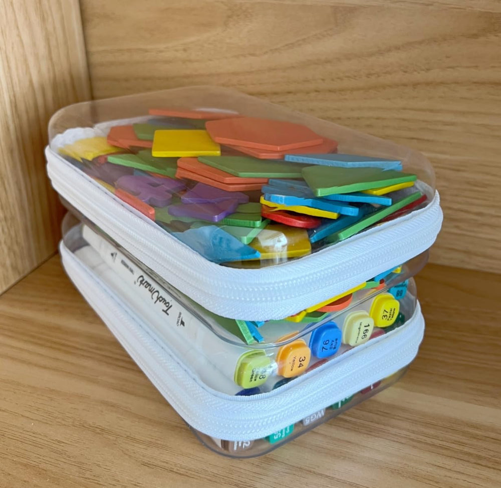 Dressica clearly organized set loved by parents, crafters, and travelers.