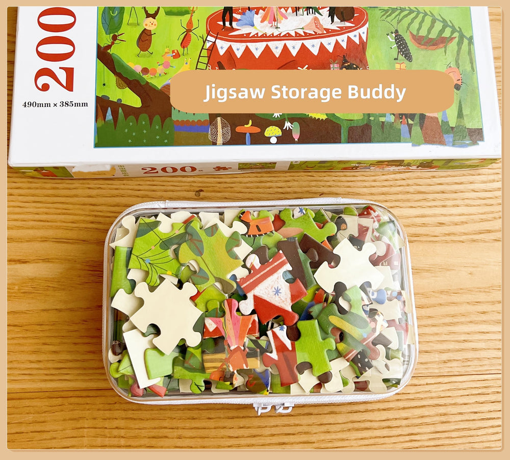 Dressica nestable storage design saves space when cases are empty.