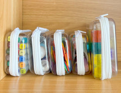 Dressica smooth snag-free zipper prevents spills and keeps purses tidy.