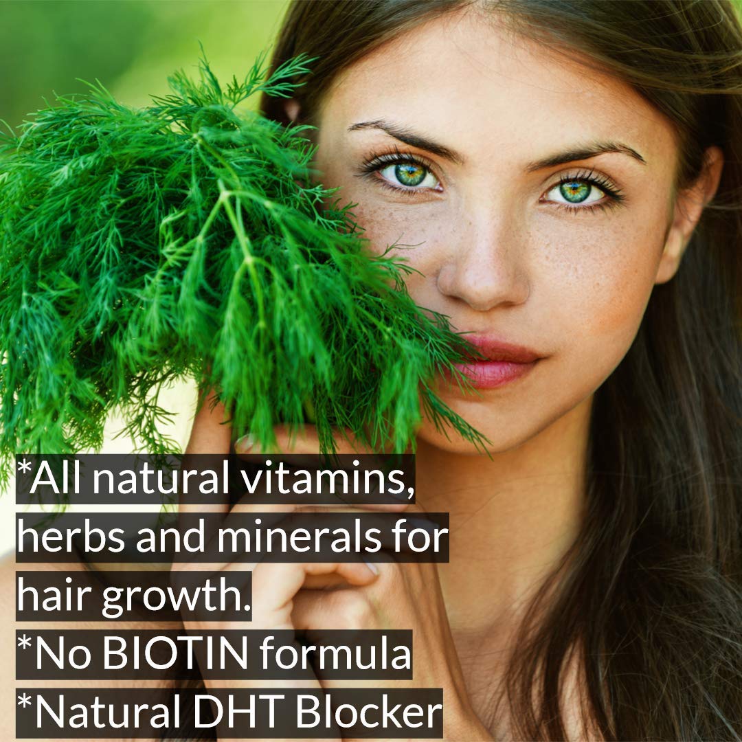 Product shot emphasizing daily dosage and vegetarian capsules