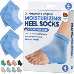 Calcetines talón con gel de Dr. Frederick's Original, hidratación para pies suaves.