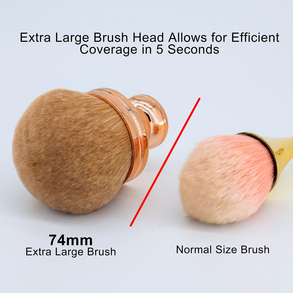 DRIPOO bronzer blend brush helps seamless contour and natural-looking colour.