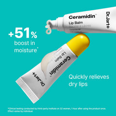 Textura gel visible de Dr.Jart+ Ceramidin Jelly para labios sedosos y confortables.
