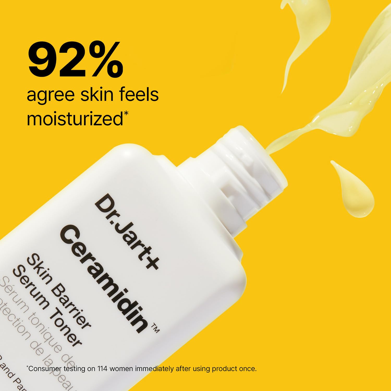 Dr.Jart+ Ceramidin packaging box emphasizes premium skincare routine.