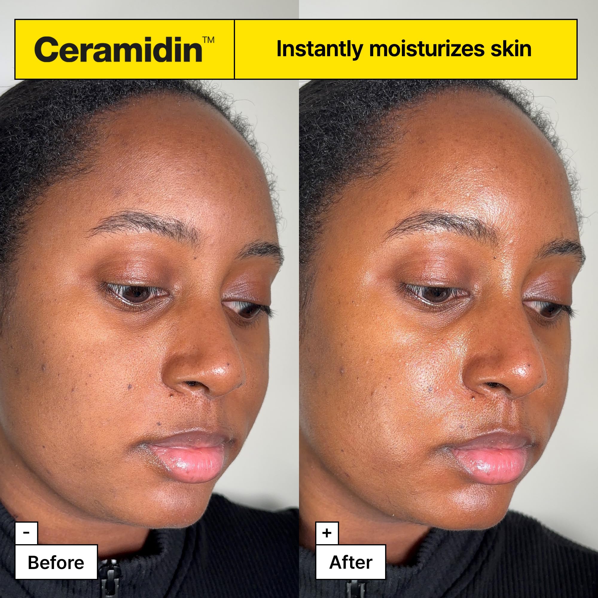 Dr.Jart+ Ceramidin panthenol moisture boost visual for supple skin.
