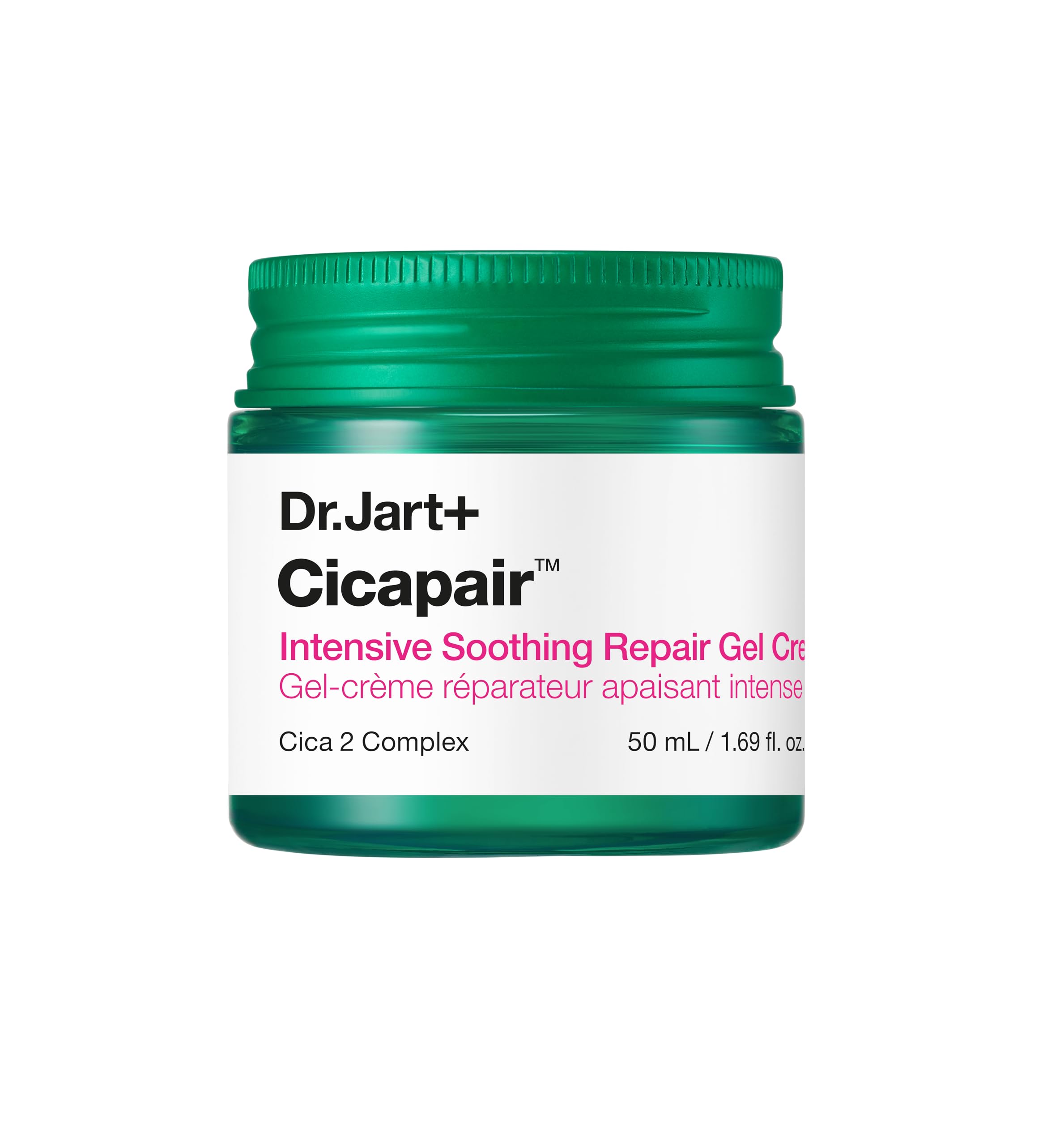 Dr.Jart+ Cicapair cooling gel texture delivering lightweight hydration for sensitive skin.