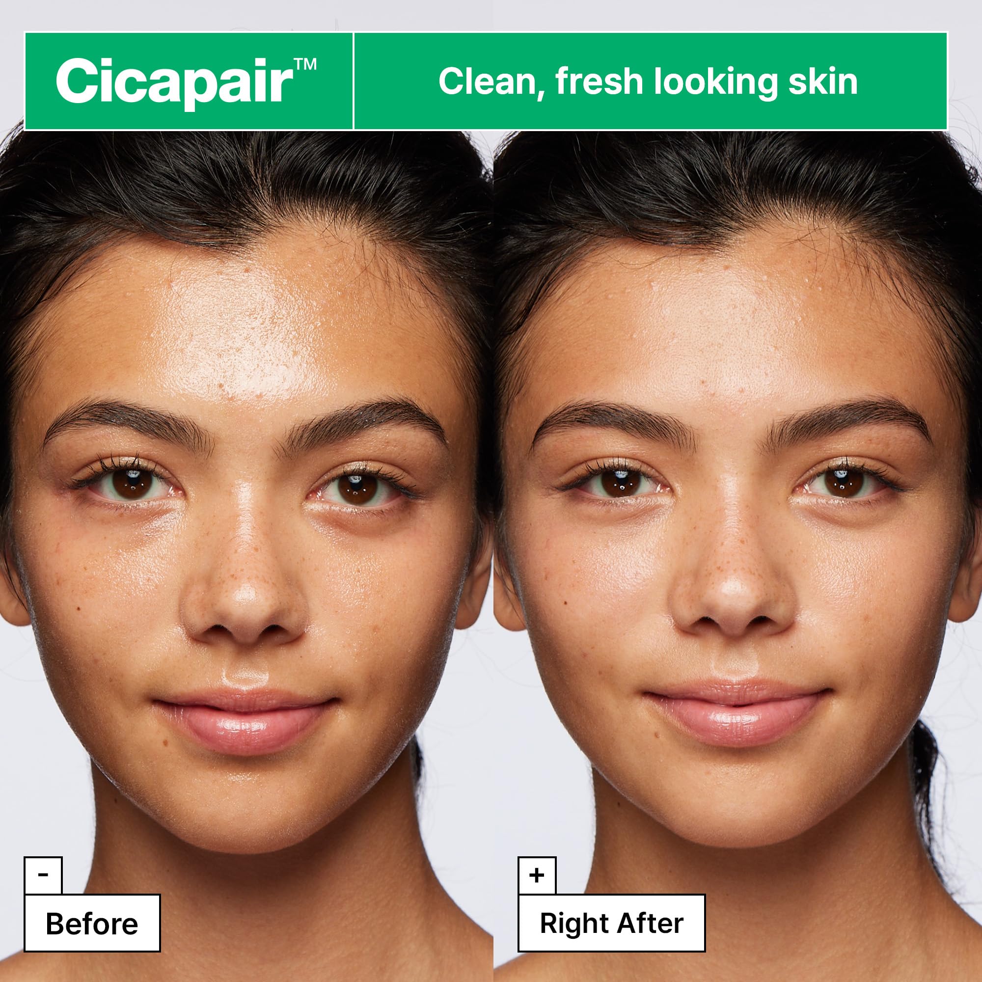 Dr.Jart+ Cicapair foam cleanser being applied to hands for gentle cleansing.