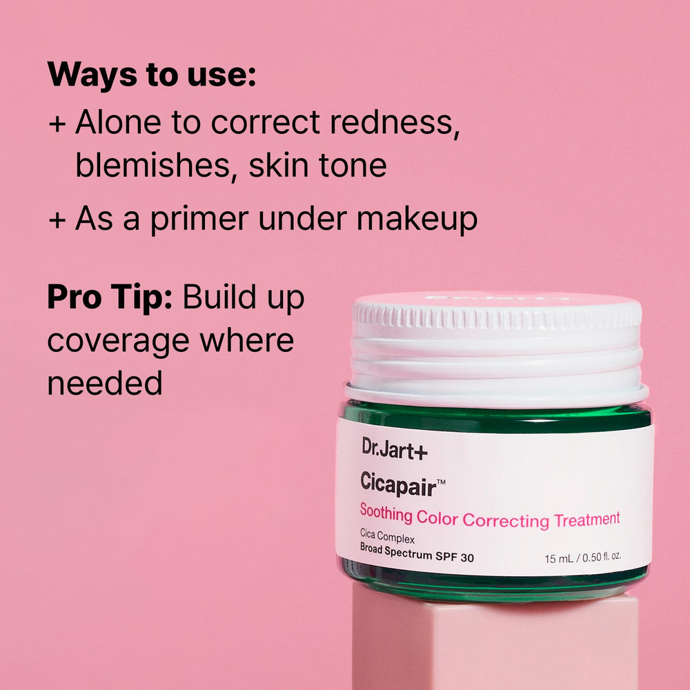 Dr.Jart+ Cicapair redness moisturizer jar for calming hydration.