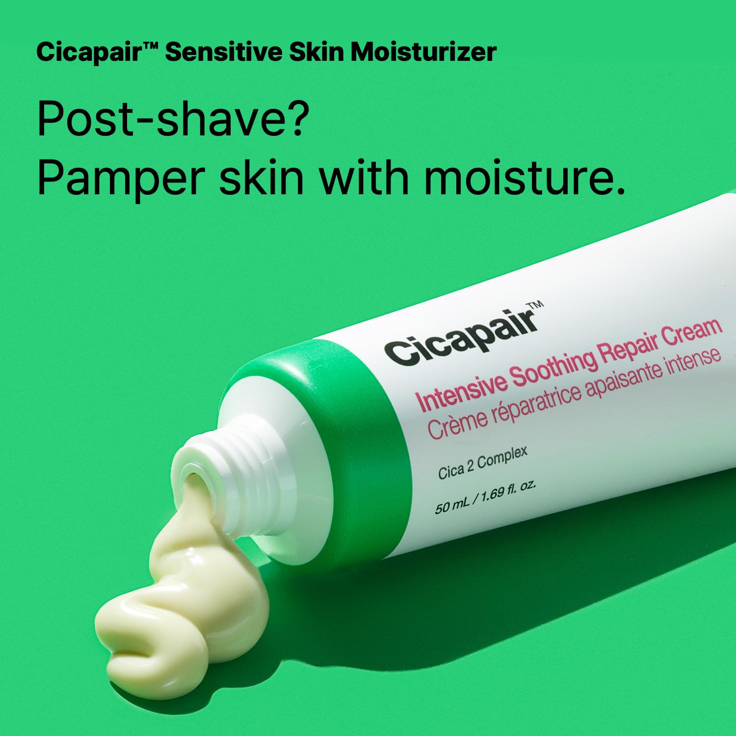 Dr.Jart+ Cicapair skin soothing after application conveys comfort and calm.