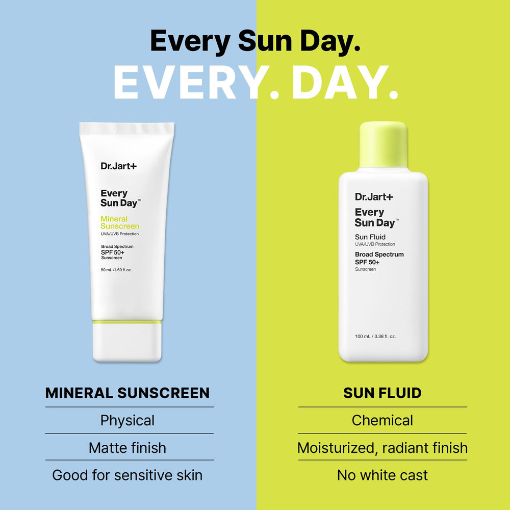 Dr.Jart+ Every Sun Day travel size box shown for on-the-go sun protection.