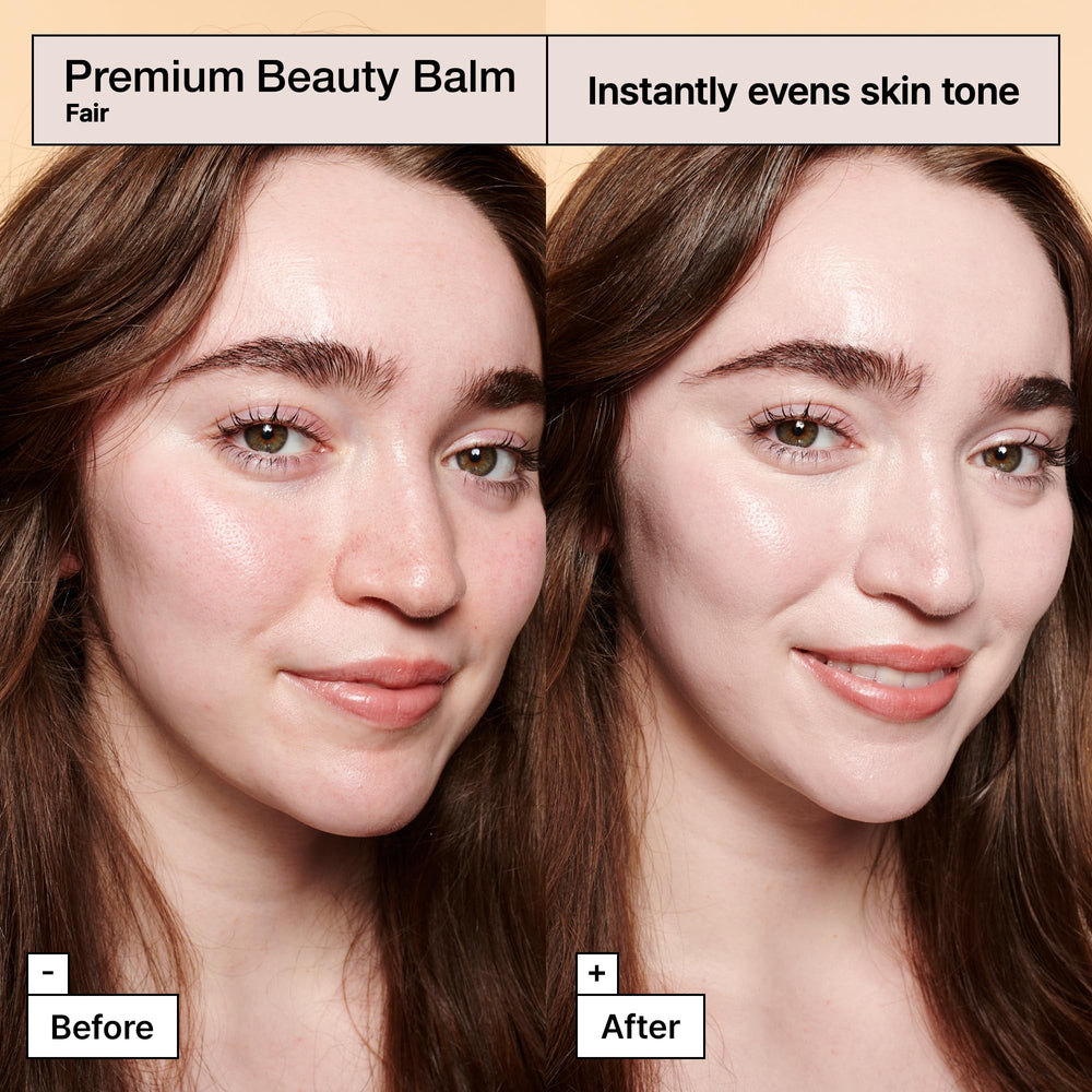 Texture swatch of Dr.Jart+ Premium BB showing natural finish.