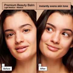 Dr.Jart+ Premium BB spread on skin demonstrates a seamless natural finish
