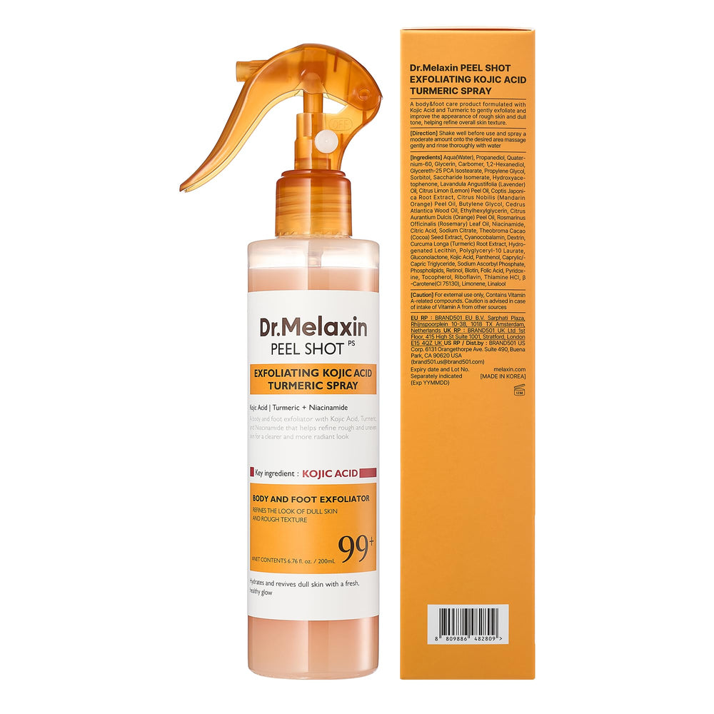 Dr.Melaxin 200ml bottle with volume markings for easy dosing.