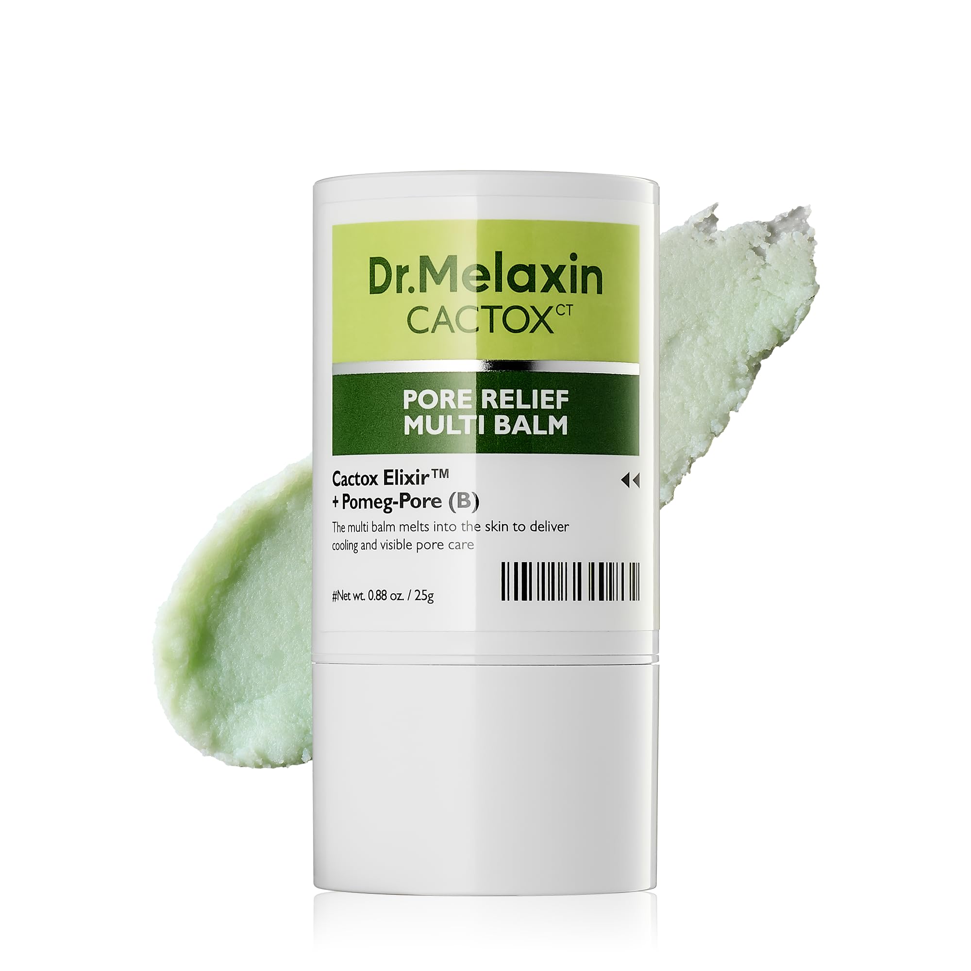 Dr.Melaxin Cactox Pore Relief Stick packaging for on-the-go skincare.