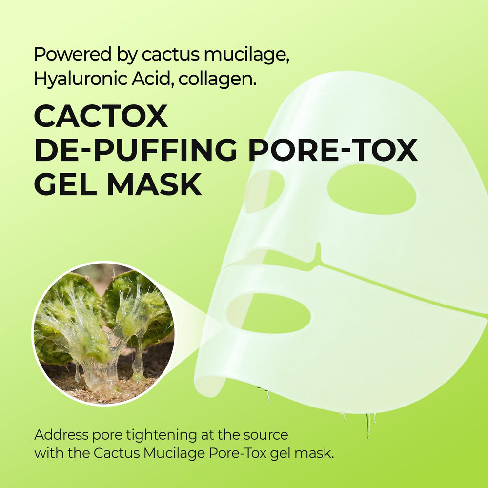 Dr.Melaxin Cactox Textura Gel Transparente, sensación refrescante para la piel y uso rápido.