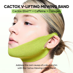 Dr.Melaxin Cactox V-Lifting Mewing Band jawline contour with lifting effect.
