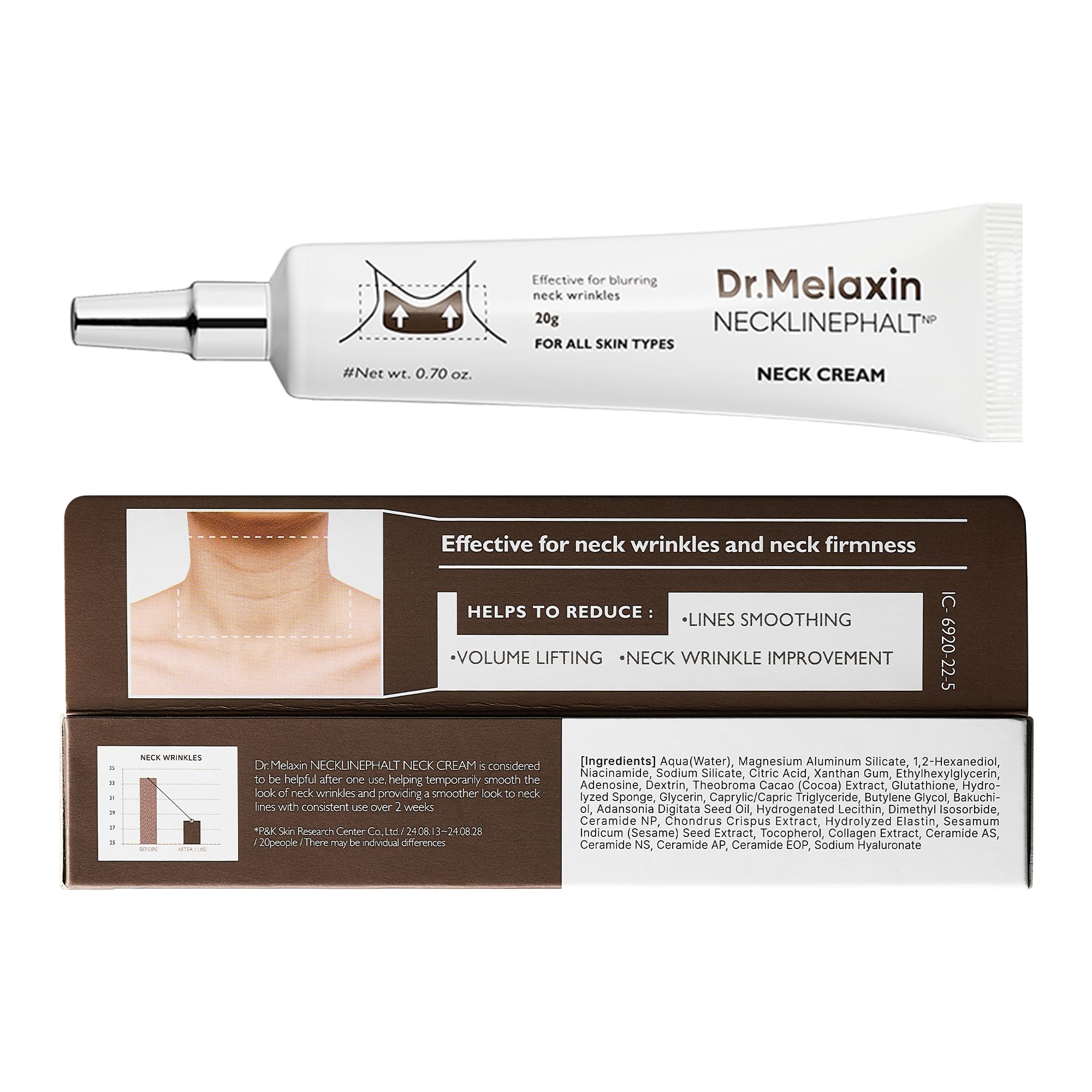 Dr. Melaxin Necklinephalt spa setup for neck care ritual.