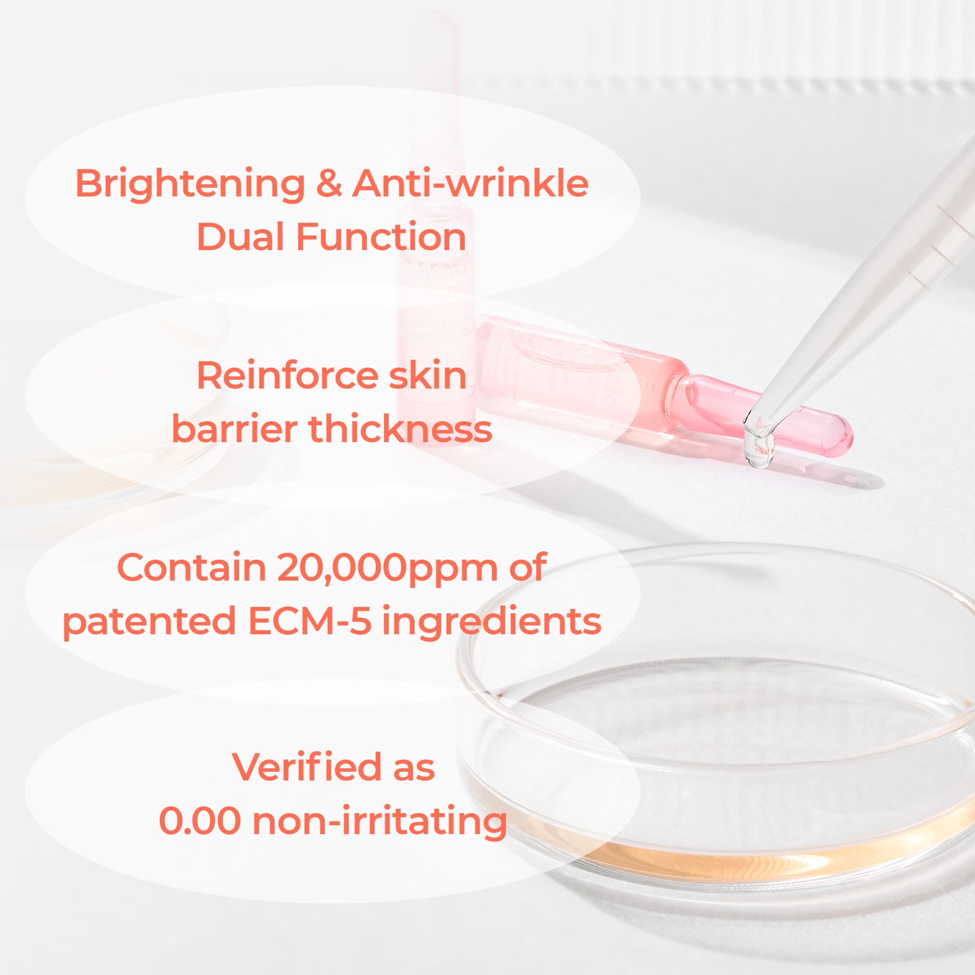 Dr.Melaxin Necksphalt ampoule applied to the neck area for targeted care