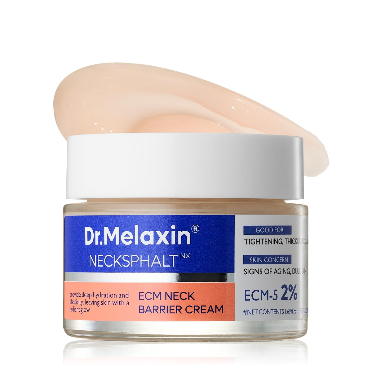 Dr.Melaxin Necksphalt ECM Barrier Cream bottle for neck care